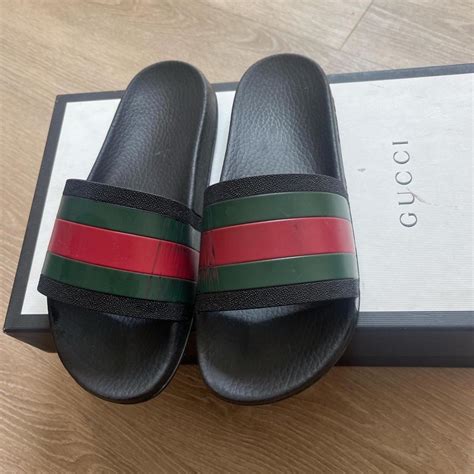 gucci slides damage|restore Gucci slides scratches.